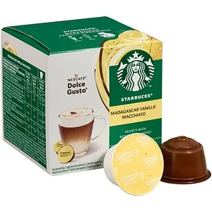 NESCAFÉ DOLCE GUSTO STARBUCKS Macciato Madagascar Vanilla Kaffeekapseln, mild, 6 St.