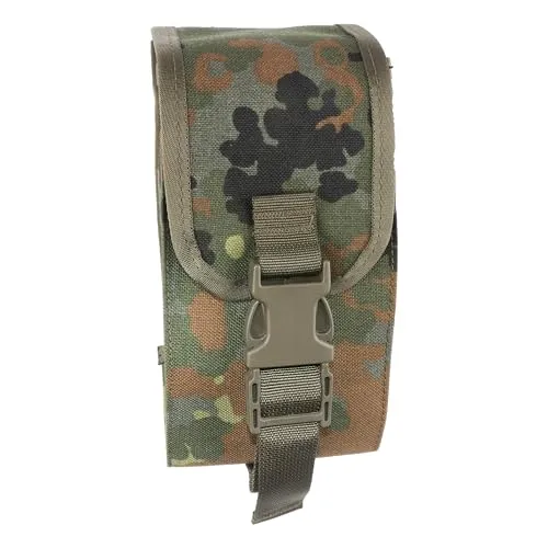 Unbekannt Heim Doppel-Magazintasche G36 Flecktarn - Munition & Magazinbeutel, praktische und strapazierfähige Tasche für zwei G36 Magazine im Tarnmuster Flecktarn.