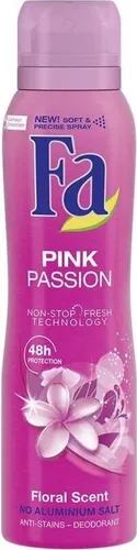 Fa Pink Passion Deodorant Spray 150ml - Deo mit frischem, blumigen Duft und Dual-Wirk-Formel für langanhaltende Frische und zuverlässigen Geruchsschutz.