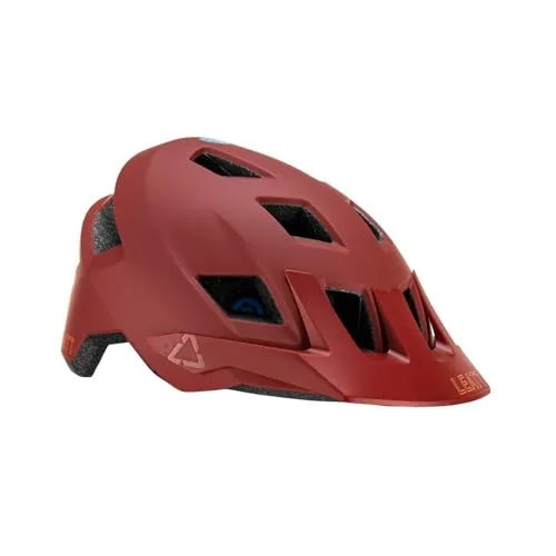 Leatt Helmet MTB All Mountain 1.0 Lava L - Fahrradhelme mit 360° Turbine Technologie für maximalen Schutz und hervorragende Belüftung durch 14 Öffnungen - ideal für heiße Tage und anspruchsvolle Trails.