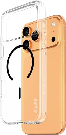 PanzerGlass CARE Flagship Case für iPhone 17 Pro Max - Zubehör mit transparenter Urban Expl.black Oberfläche und MagSafe-Kompatibilität für optimalen Schutz und Stil.
