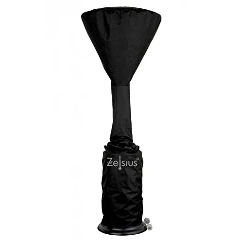 Zelsius - Abdeckhaube für Heizpilz, Abdeckung ca. Ø 70 x (H) 252 cm, Schutzhülle für Heizstrahler, Heizpyramide und mehr