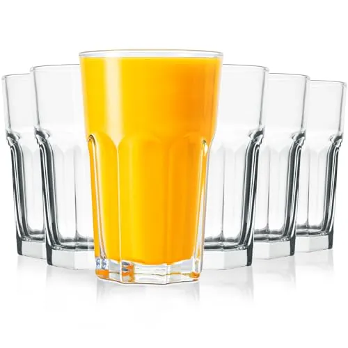 Konzept 11 - Hochwertige Gläser 12-teiliges Set (270ml) - Wassergläser Set für vielseitige Verwendung, ideal für Wasser, Saft, Latte Macchiato und Cocktails. Spülmaschinenfest und langlebig, perfekt für stilvolle Anlässe und den täglichen Gebrauch.