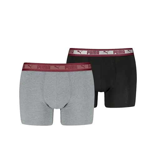 PUMA Men Chromatic Waistband Boxers 2P