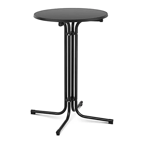 Royal Catering Bistrotisch Ø 70 cm klappbar - Bistrotisch - klappbar und höhenverstellbar, ideal für Events und Gartenpartys. Platz für bis zu 4 Personen, stabil und pflegeleicht.