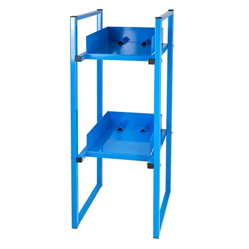 ADB Fassregal für 2x 30/ 60 Liter Fässer, Lichtblau RAL 5012