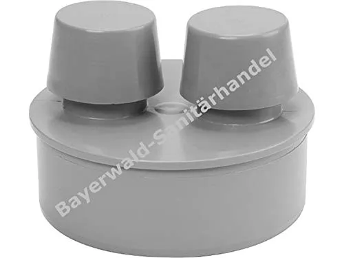 Rohrbelüfter DN Ø 100/110 für senkrechten Einbau Doppelventil