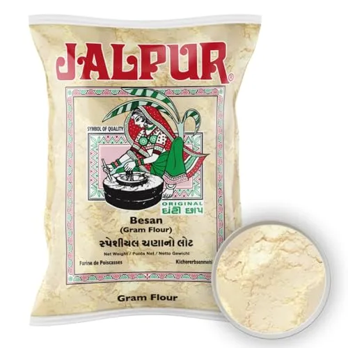 Jalpur - Mit Mühlsteinen gemahlenes Kichererbsen-Mehl (Besan) - 500 g