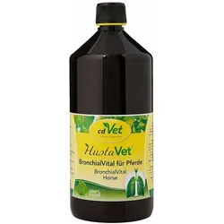 Bronchialvital Pferde 1000 ml - Tiergesundheit: Unterstützt die Atemwege Ihres Pferdes mit natürlichen Inhaltsstoffen für optimalen Wohlbefinden.