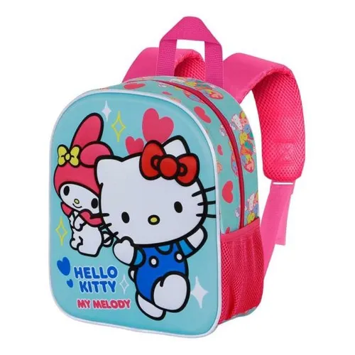 Sanrio Elite 3D Rucksack Hello Kitty Friendship in blau von Karactermania