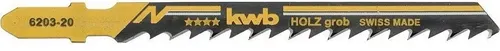 Stichsägeblatt T144D HCS T-Schaft 5er Set 100 mm / 75 mm Zahn 4 mm KWB 620325