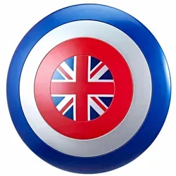 Marvel Legends Captain Carter Premium Rollenspiel-Schild - Premium Rollenspiel-Schild im Maßstab 1:1, inspiriert von Marvel Studios What If...? mit verstellbaren Riemen für den perfekten Sitz.