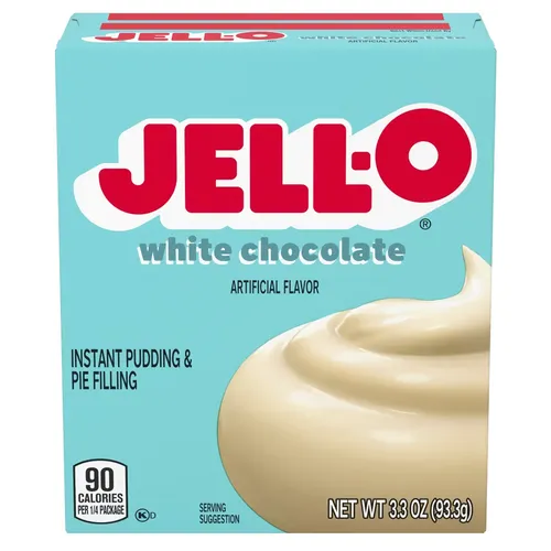 Jell-O White Chocolate Instant Pudding & Pie Filling 93,3g | USA Amerika Import
