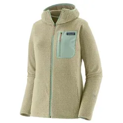 Patagonia Women's R1 Air Full-Zip Hoody - Fleecejacke Gr. L Oliv/Beige - Atmungsaktive Fleecejacke in Oliv/Beige, Größe L. Mit elastischer Kapuze und Stretchmaterial für optimalen Tragekomfort im Alltag. Entdecken Sie weitere Patagonia Angebote bei Bergfreunde.de!