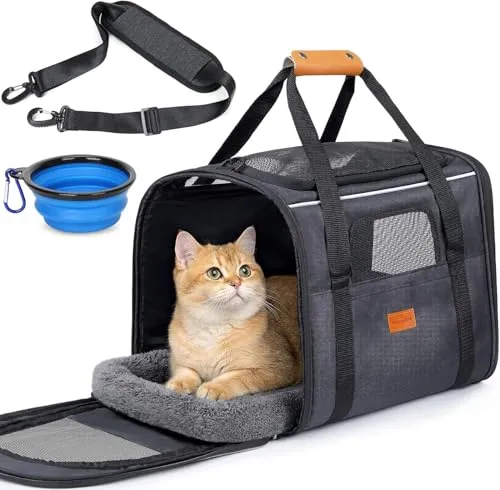 Morpilot Katzentransportbox Dunkelgrau 47x31x36cm