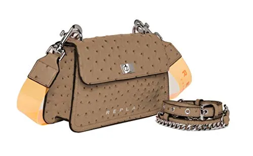 REPLAY Damen FW3097 Umhängetasche, 075 Dark Pale BEIGE