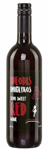 Imiglykos Ideodis rot 0,75l VAENI Naoussa | Lieblicher Rotwein aus Griechenland