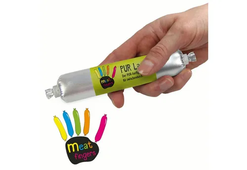 Schecker Meatfinger PUR 5 x 70 g Hundewurst, Fleischwurst - Hundesnack Lachs, Snack für: Hunde, Ohne Salz, Gewürze, Farb- und Konservierungsstoffe