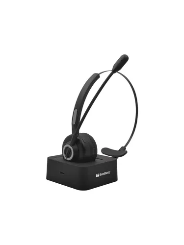 Bluetooth Office Headset Pro - Schnurloses Bluetooth-Headset mit hochwertigem Klang, inklusive eleganter magnetischer Ladestation für komfortable Nutzung