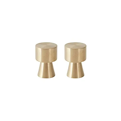 OYOY Living Design 2er Set Wandhaken aus Messing Gold für Bad und Gaderobe - 10601