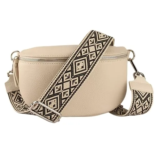 Bauchtaschen Beige von MIRROSI