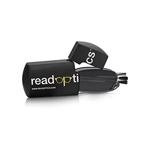 Read Optics faltbare Sonnen-Lesebrille: Getönte Sonnenbrille für Damen und Herren mit UV-400 Schutz, ohne Verschreibung, komplett blendfrei und klappbar. In Stärke +1,5 mit kleinem Etui inklusive