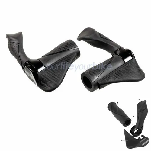ergotec Lenkergriffe Mf1, schwarz, One Size
