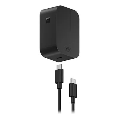 Microsoft Surface 45W Netzteil für Surface Devices - 45W Netzteil für optimale Leistung und Kompatibilität mit allen Surface Devices, ideal für unterwegs und im Büro.