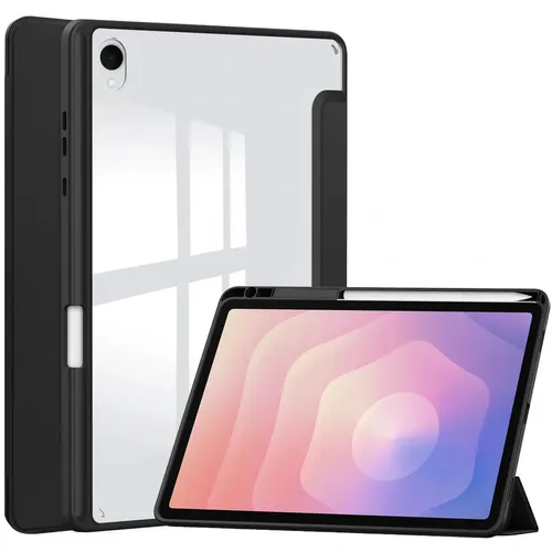 Hülle für Galaxy Tab S11 Bizon Case Cover Schutzhülle Etui Futeral Schwarz