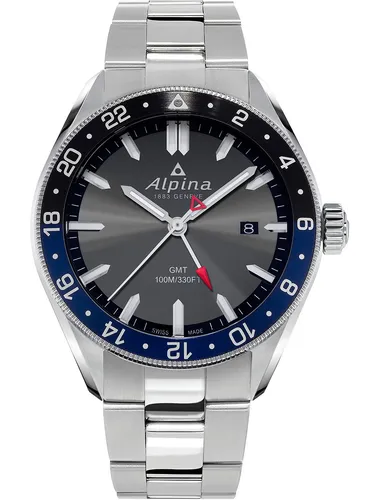 Alpina AL-247GB4E6B Alpiner GMT Herrenuhr 42mm von Alpina