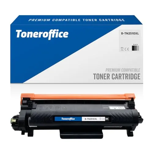 TN 2510XL Toner für Brother TN-2510XL Tonerkartusche Schwarz Kompatibel (ca. 3000 Seiten)