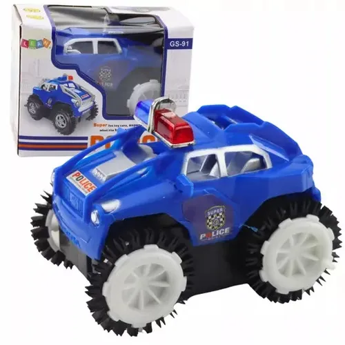 Autko olicyjne przewrotek czujnik przeszkód Leantoys 5905991058199