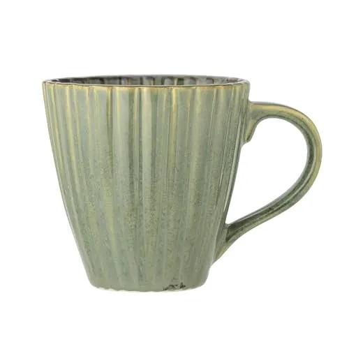 Bloomingville Latina Becher, Steingut, D8,5xH8,5 cm, 220 ml (Grün)