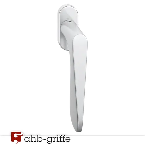 FSB Fenstergriff 1144 Alu natur Rasterung oval schmal 24-38 mm Fensterolive