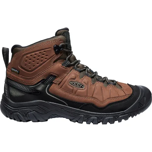 Keen TARGHEE IV MID WP Wanderschuh 45 EU - Wasserdichter Wanderschuh in BISON/BRINDLE für optimalen Komfort und Halt auf Wanderungen, ideal für Outdoor-Enthusiasten.