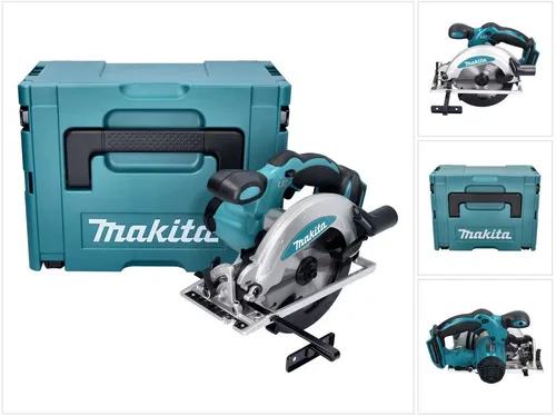 Makita DSS610ZJ Akku-Handkreissäge 57 mm 18 V - Sägen: Lieferung im praktischen Makpac, kompakte Bauform mit 4-poligem Motor für hohe Effizienz und geringe Stromentnahme.