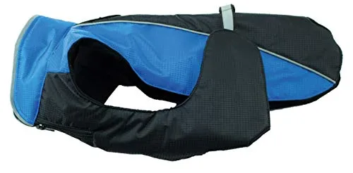 JEGGO Hundemantel Wintermantel Allwetter Mantel Regen Jacke Hunde Weste XXS XXL (XL, Schwarz/Blau)