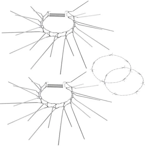 2X Marderschreck/Marderschutz Für Fallrohr Am Haus – Marderabwehr/Schutz Um Waschbären & Marder Zu Vertreiben +Plus: Stacheldraht