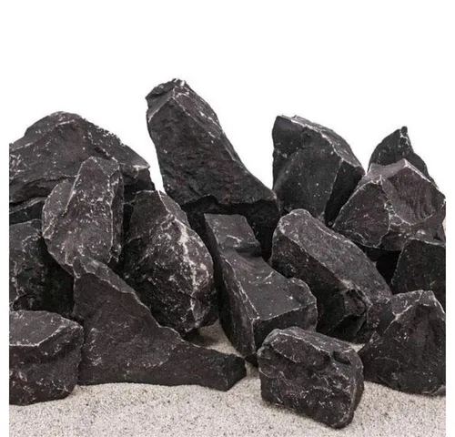 Aquaone Natursteine Schwarzer Felsen für Aquarien - Aquarium-Becken mit einzigartigen, tiefschwarzen Natursteinen, ideal für Aquascaping - jeder Stein ist ein Unikat und schafft beeindruckende Kontraste zu Pflanzen und Holz.