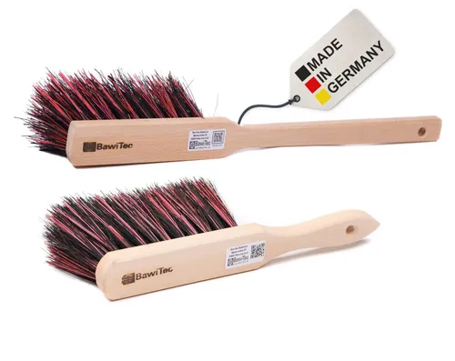 2er-Set Handfeger ArengaMix-Borsten Handbesen Arenga Langstiel und Standard Holz