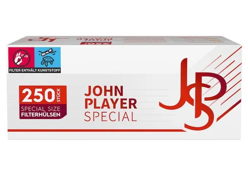 1.000 Stück JPS Red Special Size Zigarettenhülsen (250)