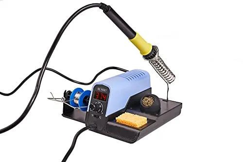 edi-tronic Digitale regelbare Lötstation ZD-8919 SET2 480°C 30W Lötkolben Löten Lötzinn Lötschwamm