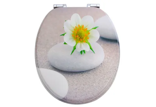 style home WC-Sitz mit doppelter Absenkautomatik, Oval-Form und Holzkern