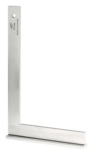 HELIOS PREISSER Winkelmesser 0374416 - Schlosserwinkel mit Anschlag 400 x 230 mm, präzise Messungen für professionelle Anwendungen