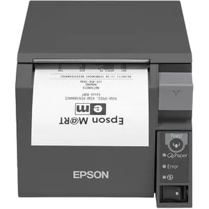 Epson BONDRUCKER TM-T70II (022A1) - Belegdrucker mit leiser Drucktechnologie und kompakt im Design, ideal für den Einsatz in Gastronomie und Einzelhandel.