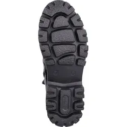 Rieker Damen Klassische Stiefeletten Y3330 - Wanderschuhe in elegantem Schwarz, ideal für den Übergang, mit bequemem Blockabsatz und praktischem Reißverschluss für einfaches An- und Ausziehen.