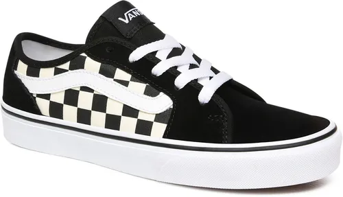 Vans Filmore Decon Checkerboard Sneaker - Sneaker low aus strapazierfähigem Textil mit atmungsaktivem Obermaterial und individueller Passform durch verstellbare Schnürung, ideal für lässige und bürotaugliche Outfits.