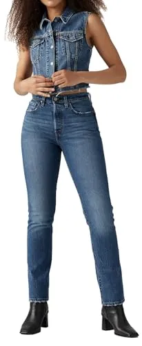 Levi's Damen 501 for Women Jeans, Erin Can't Wait Stretch, 30W / 32L - Klassische Jeans mit Stretch für optimalen Tragekomfort, ausgestattet mit zwei aufgesetzten Gesäßtaschen und praktischen Fronttaschen.