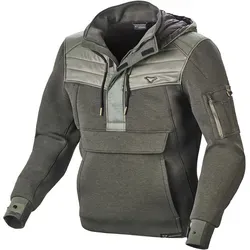 Macna Aron Motorrad Textiljacke, grün, Größe 3XL für Männer - Motorradjacke im Anorakstil mit praktischer Utility-Tasche und verstellbarem Kragen, ideal für stilbewusste Biker.