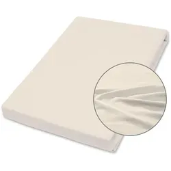 Jersey-Elasthan Spannbetttuch – Traumhaft gut schlafen - Bettlaken in verschiedenen Farben und Größen, atmungsaktiv und formstabil für optimalen Schlafkomfort.